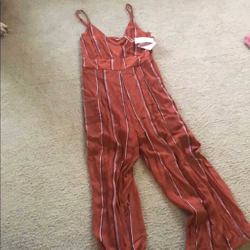 Striped jumpsuit